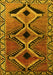 Southwestern Yellow Country Rug, tr2003yw