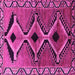 Square Southwestern Pink Country Rug, tr2003pnk