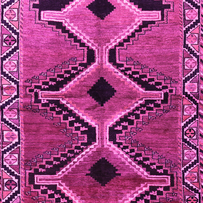 Machine Washable Southwestern Pink Country Rug, wshtr2003pnk