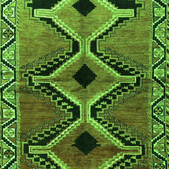 Southwestern Green Country Rug, tr2003grn