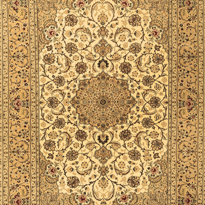 Machine Washable Persian Brown Traditional Rug, wshtr2004brn