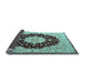 Sideview of Persian Light Blue Traditional Rug, tr2005lblu