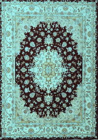 Persian Light Blue Traditional Rug, tr2005lblu
