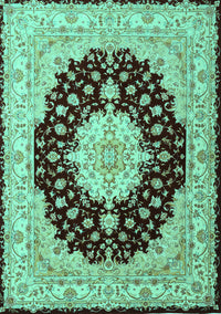 Persian Turquoise Traditional Rug, tr2005turq