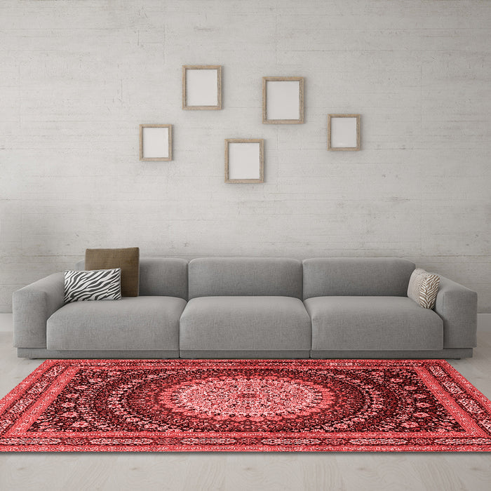 Traditional Red Washable Rugs