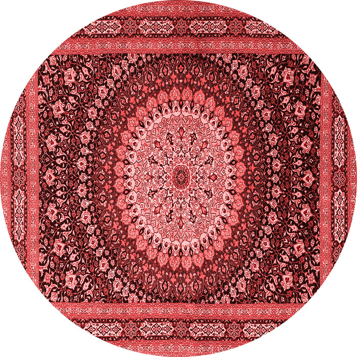 Machine Washable Persian Red Traditional Rug, wshtr2006red