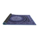 Sideview of Persian Blue Traditional Rug, tr2006blu