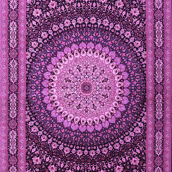 Machine Washable Persian Purple Traditional Area Rugs, wshtr2006pur