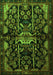 Persian Green Traditional Rug, tr2007grn