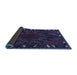 Sideview of Persian Blue Traditional Rug, tr2008blu