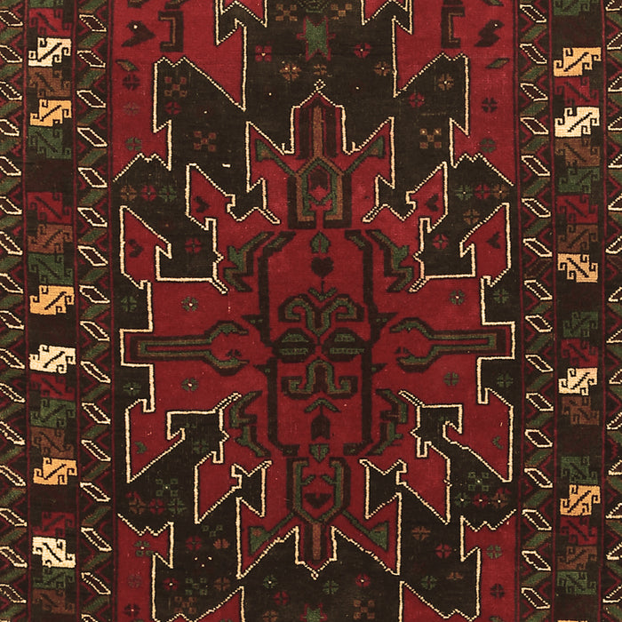 Machine Washable Persian Brown Traditional Rug, wshtr2008brn