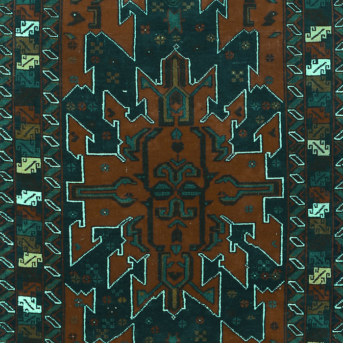 Persian Turquoise Traditional Rug, tr2008turq