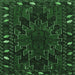 Square Persian Emerald Green Traditional Rug, tr2008emgrn