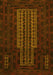 Machine Washable Southwestern Yellow Country Rug, wshtr2009yw