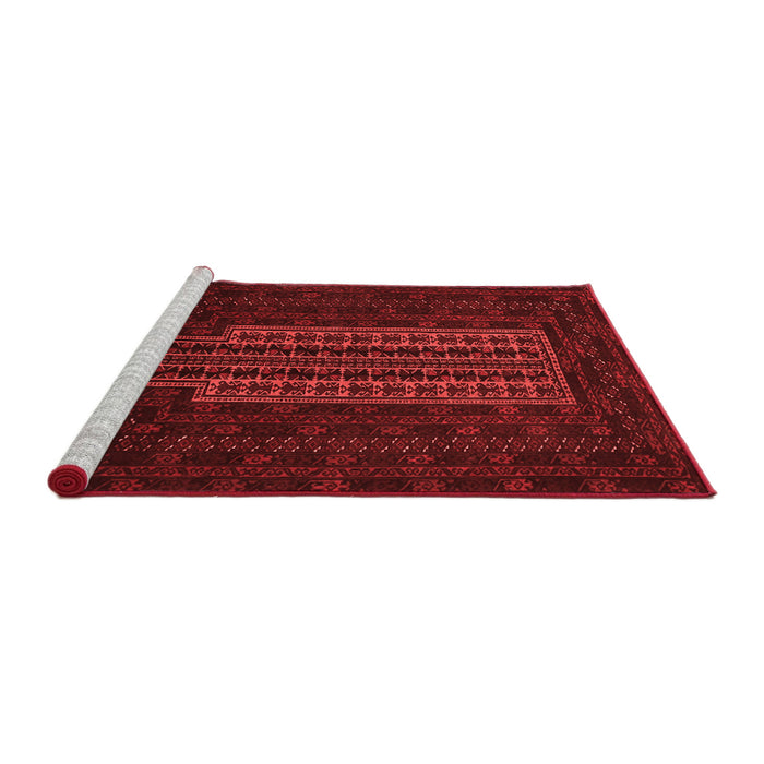 Country Red Washable Rugs