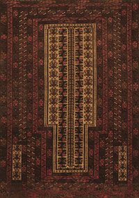 Southwestern Brown Country Rug, tr2009brn