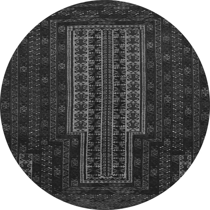 Square Southwestern Gray Country Rug, tr2009gry