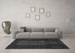 Machine Washable Southwestern Gray Country Rug in a Living Room,, wshtr2009gry