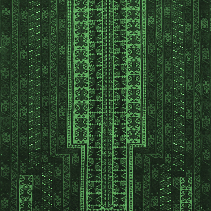 Machine Washable Southwestern Emerald Green Country Area Rugs, wshtr2009emgrn