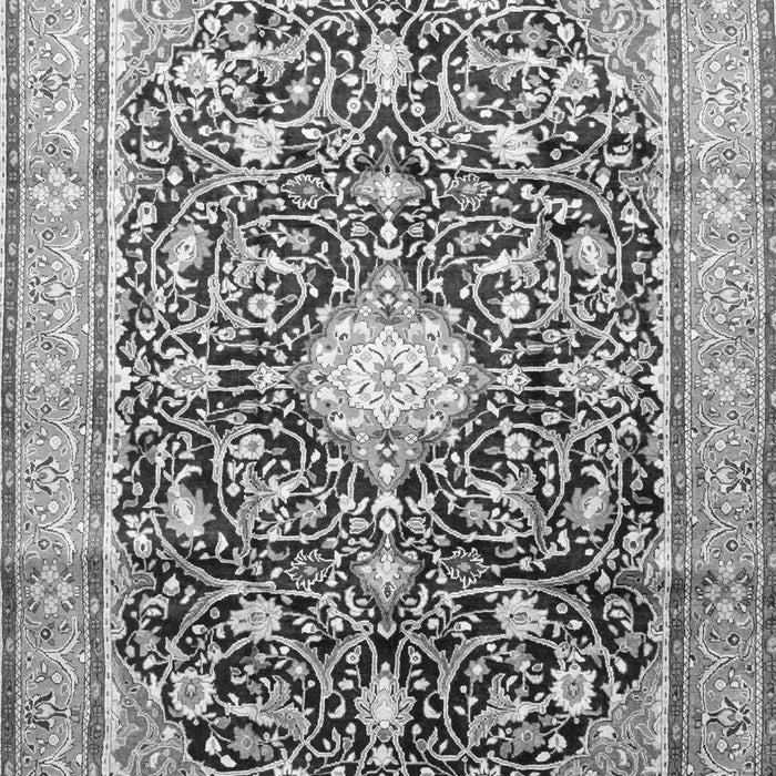 Medallion Gray Traditional Rug, tr200gry