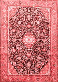 Medallion Red Traditional Rug, tr200red