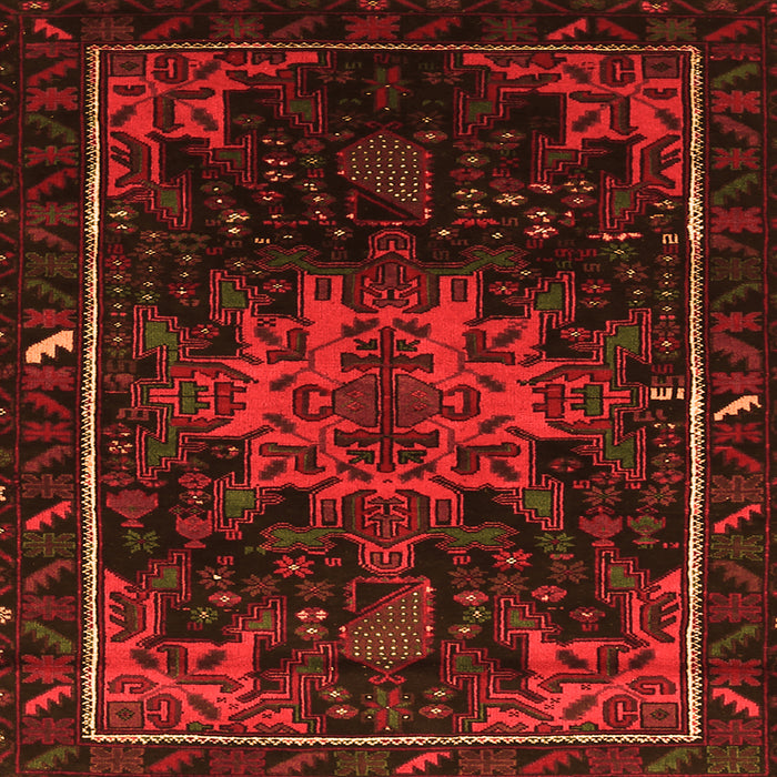 Serging Thickness of Persian Orange Traditional Rug, tr2010org