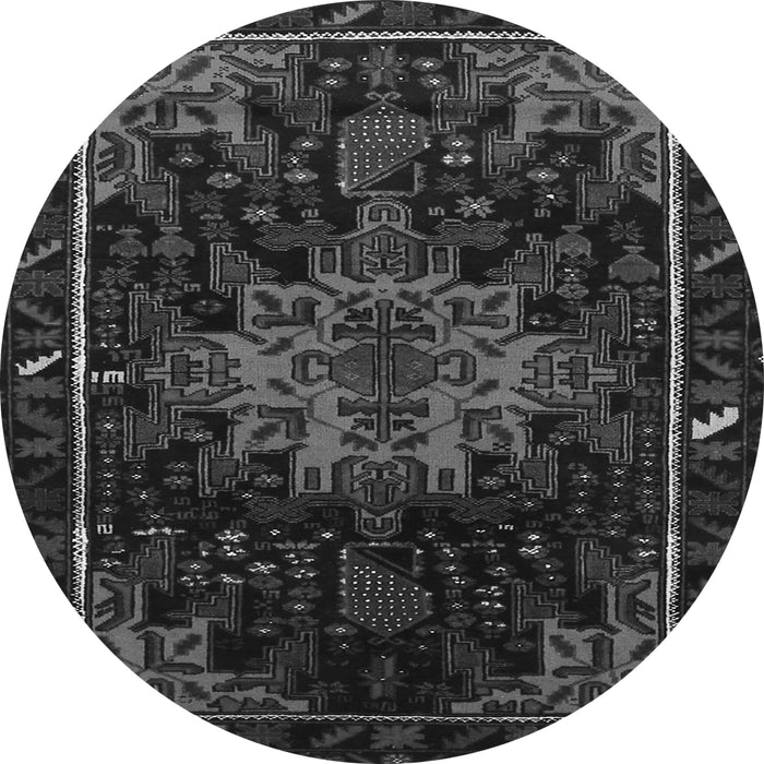 Square Persian Gray Traditional Rug, tr2010gry