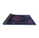 Sideview of Persian Blue Traditional Rug, tr2010blu