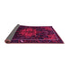 Sideview of Persian Pink Traditional Rug, tr2010pnk