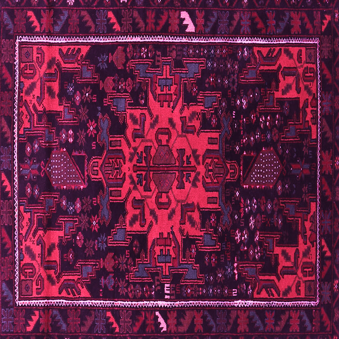 Square Persian Pink Traditional Rug, tr2010pnk