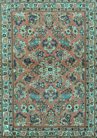 Persian Light Blue Traditional Rug, tr2011lblu