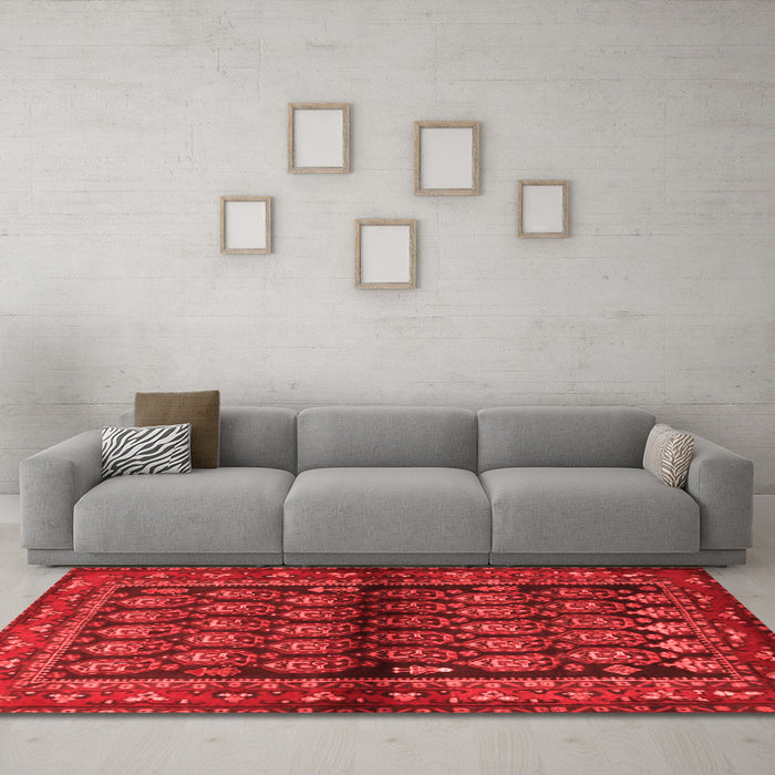 Traditional Red Washable Rugs