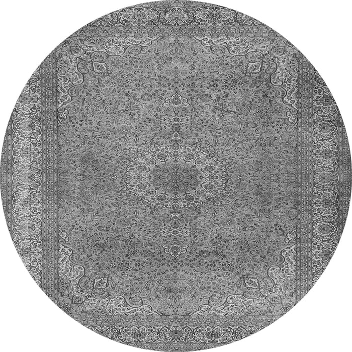 Machine Washable Persian Gray Traditional Rug, wshtr2013gry