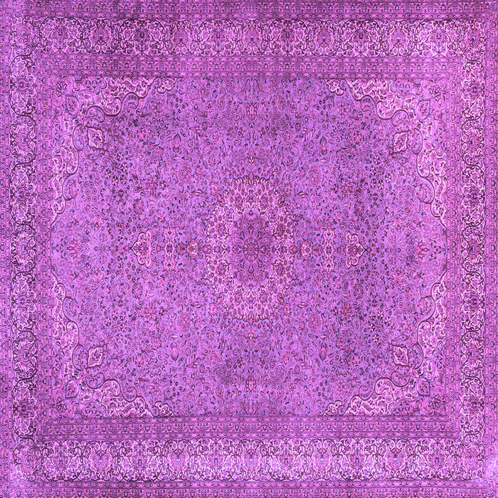 Square Persian Purple Traditional Rug, tr2013pur