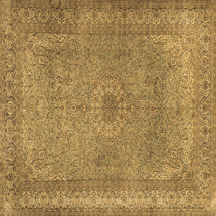 Square Machine Washable Persian Brown Traditional Rug, wshtr2013brn