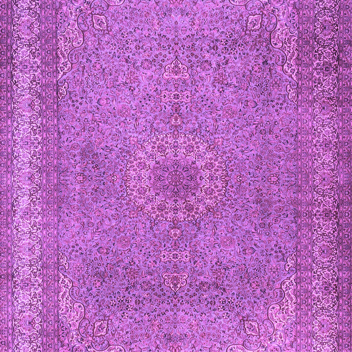 Machine Washable Persian Purple Traditional Area Rugs, wshtr2013pur