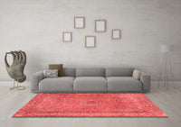 Machine Washable Persian Red Traditional Rug, wshtr2013red