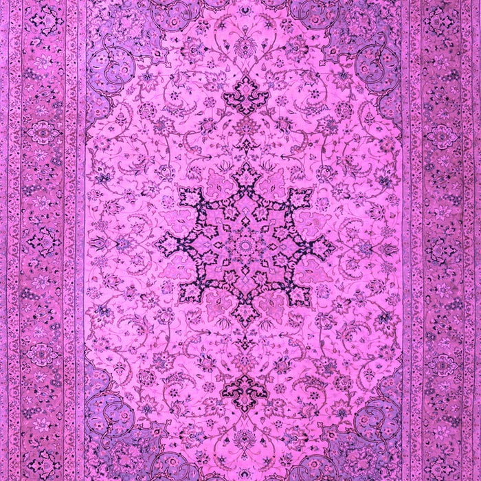 Machine Washable Persian Purple Traditional Area Rugs, wshtr2014pur