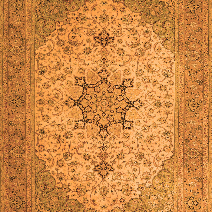 Serging Thickness of Machine Washable Persian Orange Traditional Area Rugs, wshtr2014org