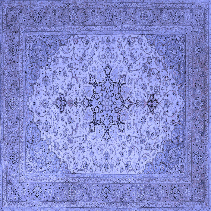 Square Persian Blue Traditional Rug, tr2014blu