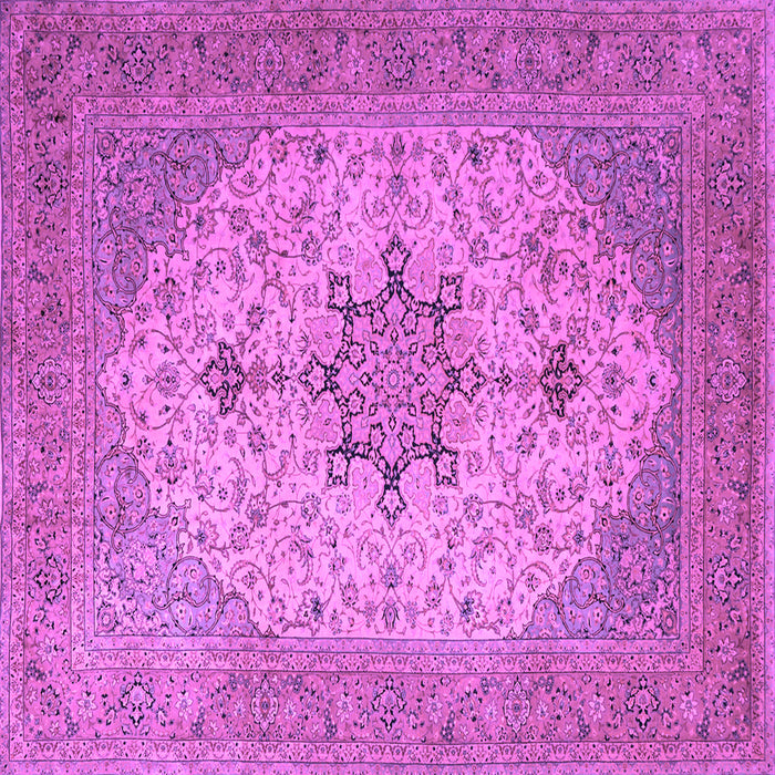 Square Persian Purple Traditional Rug, tr2014pur