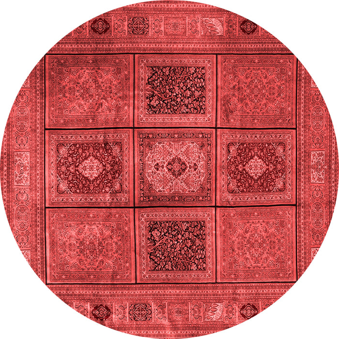 Machine Washable Persian Red Traditional Rug, wshtr2015red
