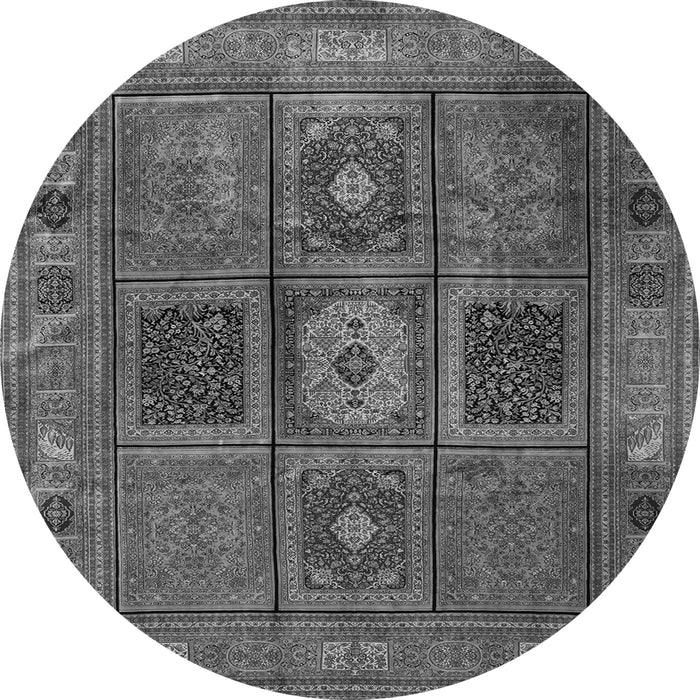 Square Persian Gray Traditional Rug, tr2015gry