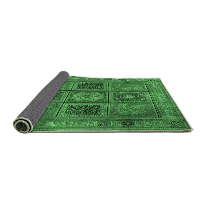 Sideview of Persian Emerald Green Traditional Rug, tr2015emgrn