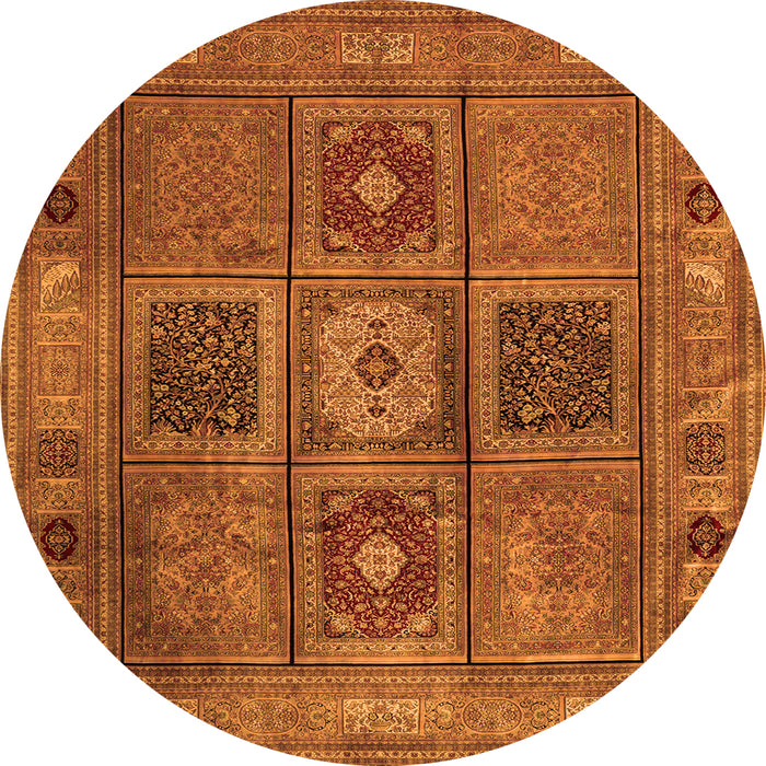 Machine Washable Persian Orange Traditional Area Rugs, wshtr2015org