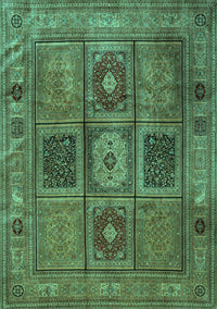 Persian Turquoise Traditional Rug, tr2015turq