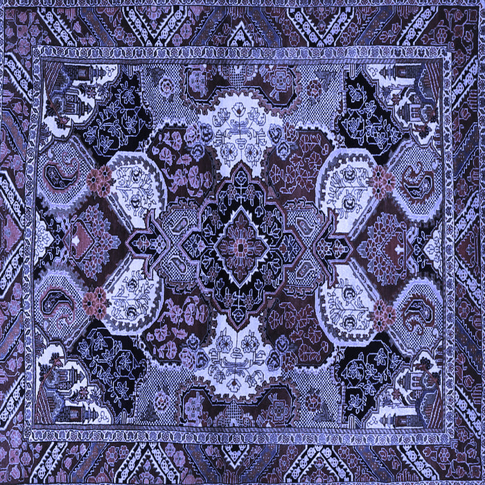 Square Persian Blue Traditional Rug, tr2016blu