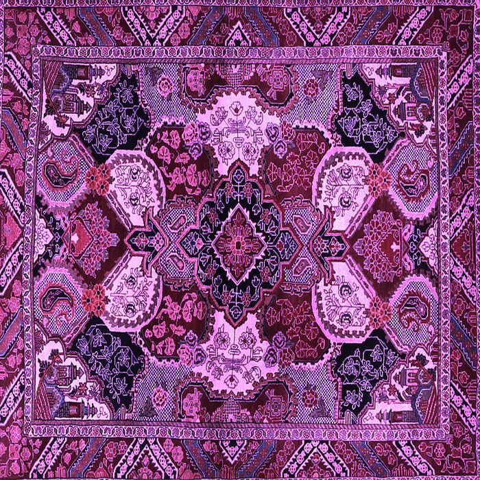 Square Persian Purple Traditional Rug, tr2016pur