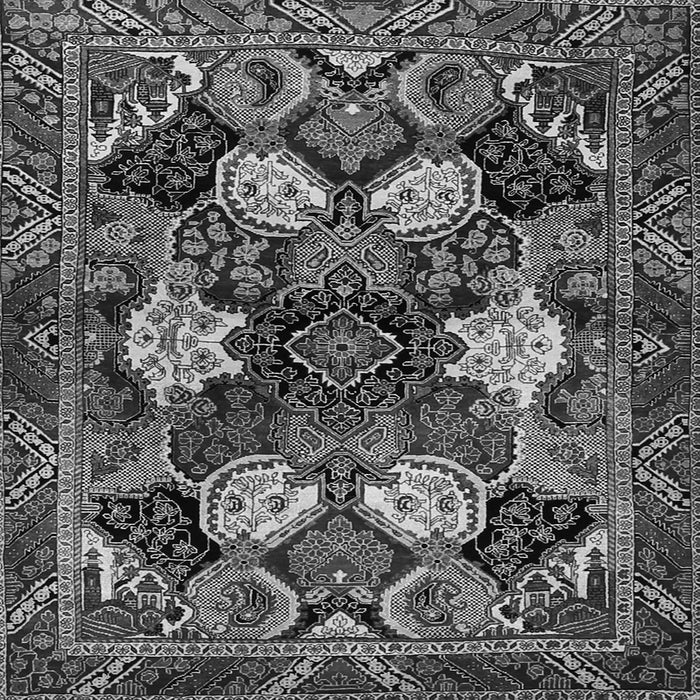 Serging Thickness of Persian Gray Traditional Rug, tr2016gry