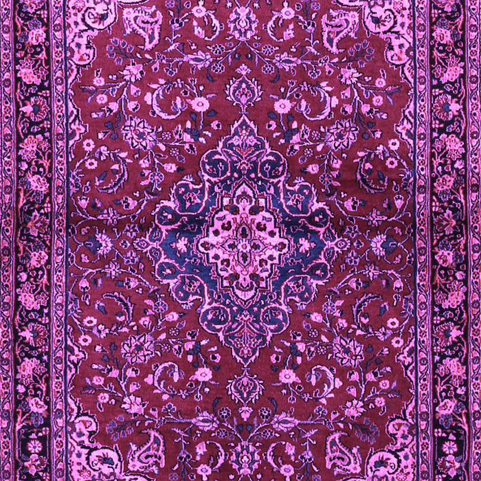 Machine Washable Persian Purple Traditional Area Rugs, wshtr2017pur